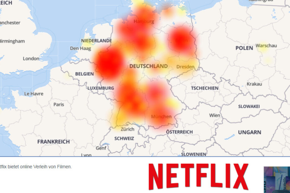 Auch Netflix-User schauen in die Röhre.