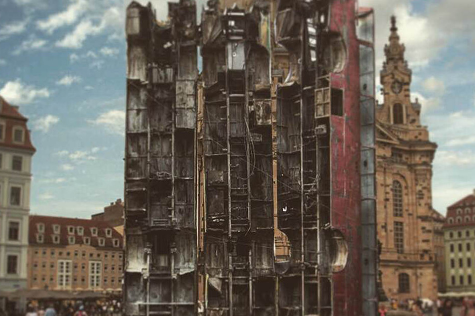 So soll das umstrittene Bus-Monument aussehen.