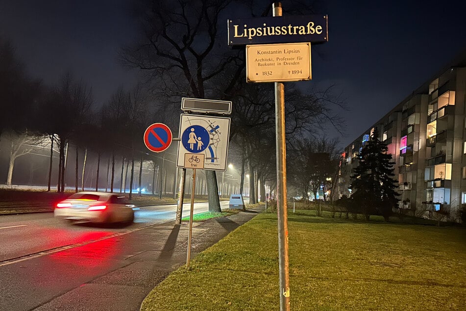 Zuletzt stand ein Superblitzer direkt auf der Lipsiusstraße in Dresden. Nun befindet sich eine solche Radarfalle unmittelbar nach der Einmündung zur Lipsiusstraße.