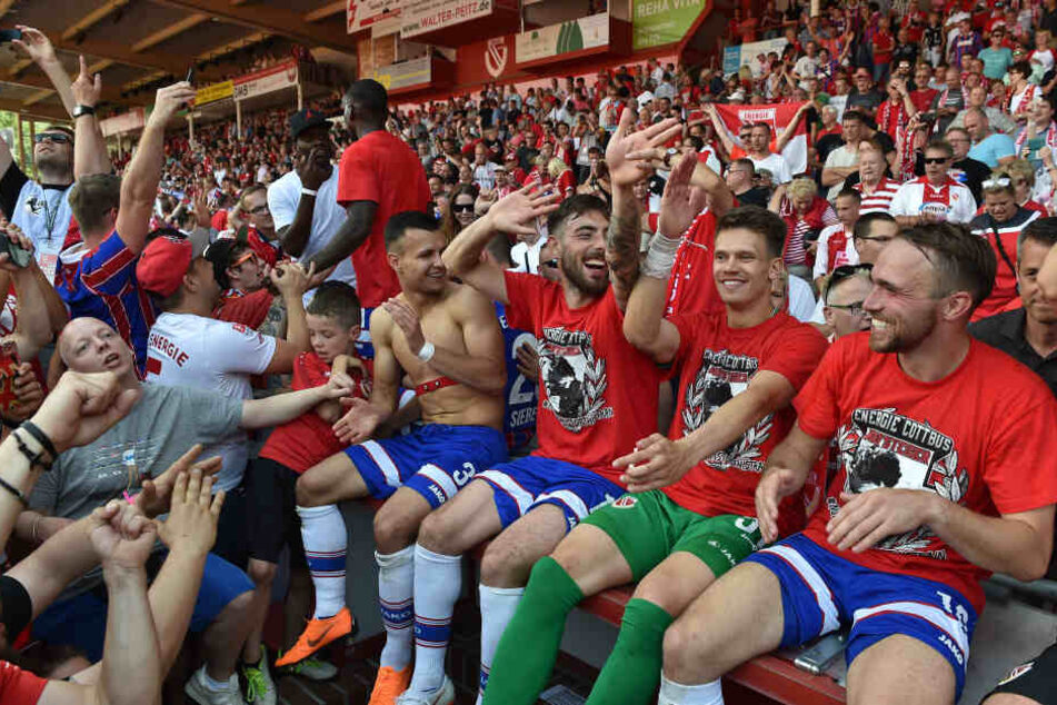 Erst im Sommer schaffte Energie Cottbus den Sprung in Liga drei.