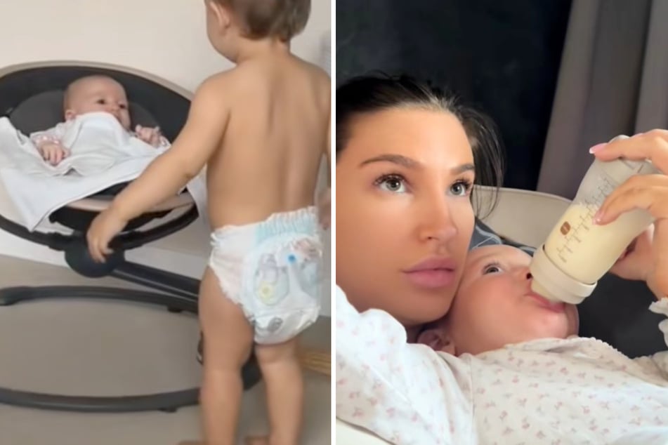 Baby je neklidné: reakce malé sestry matka nečekala