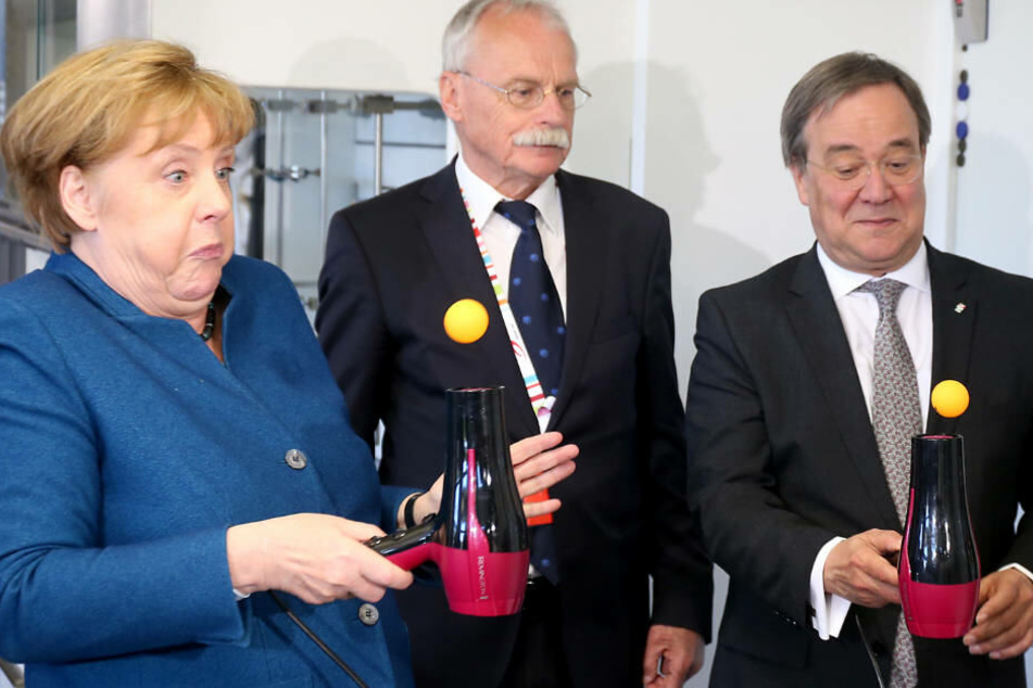 Ups! Was macht Angela Merkel denn hier?
