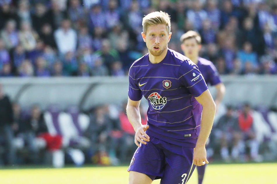 Sebastian Hertner im Spiel gegen St. Pauli. Da glänzte er nicht in der Defensive, sondern setzte auch offensiv Akzente.
