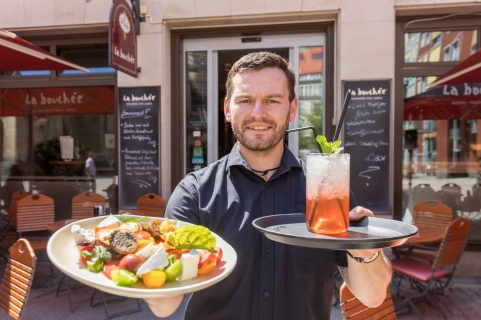 Marcel Böber (32) vom "La Bouchée" weiß, was Gäste wollen: Ein mediterraner Tomatensalat ist im Sommer der Hit.