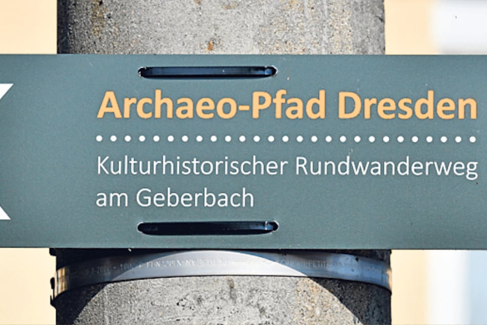 Der elf Kilometer lange Rundwanderweg "Archaeo-Pfad Dresden eignet sich ausgezeichnet für ausgiebige Spaziergänge.