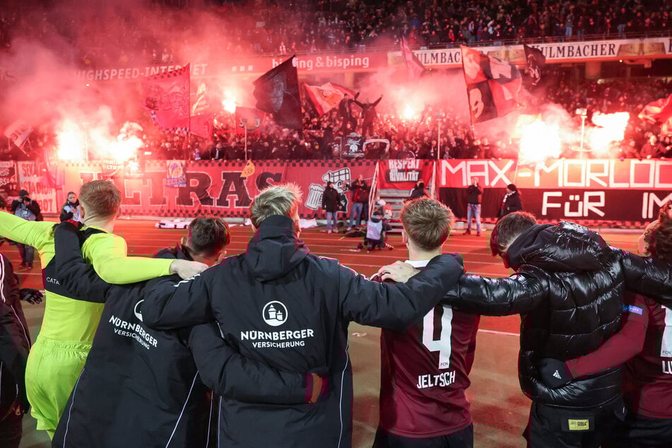 Im Max-Morlock-Stadion geht's auf den Rängen gern mal heiß her. 