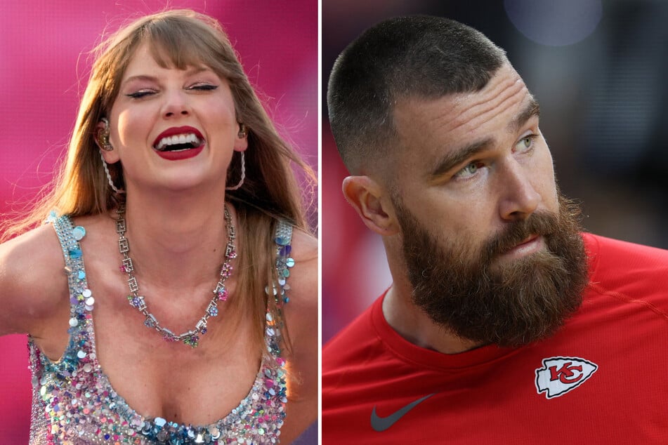 Travis Kelce (r.) praised Taylor Swift as he opened up about their recent date in Sydney.