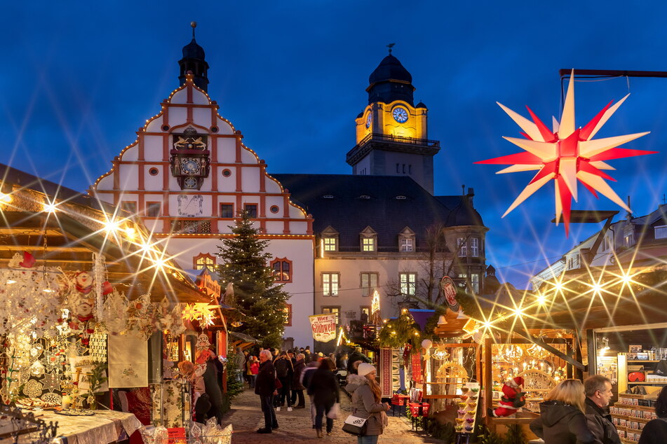 Der Plauener Weihnachtsmarkt findet in diesem Jahr vom 22. November bis zum 21. Dezember statt.