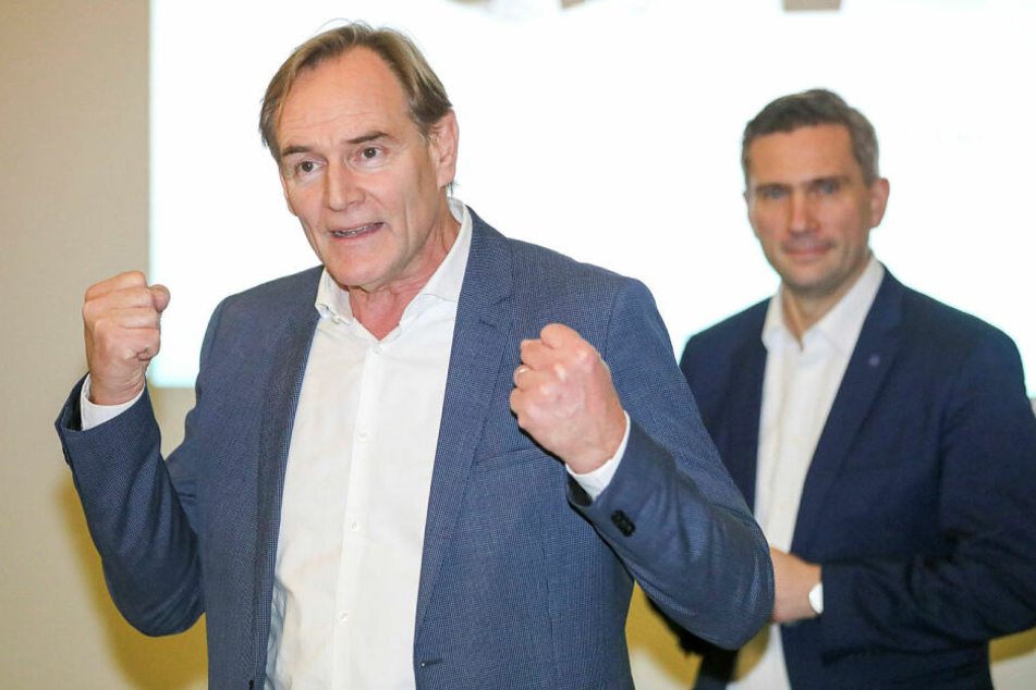 Amtsinhaber Burkhard Jung (61, SPD) wirbt für eine dritte Amtszeit als OB. Er habe noch viele Pläne für die Stadt.