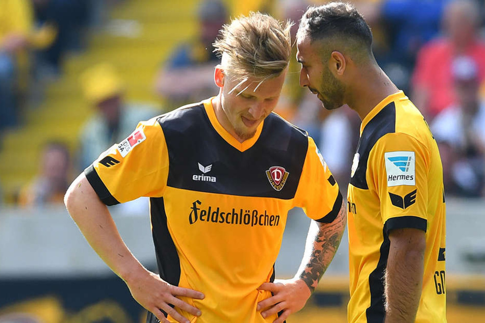 Marvin Stefaniak und Akagi Gogia werden in der kommenden Saison nicht für Dynamo auflaufen.