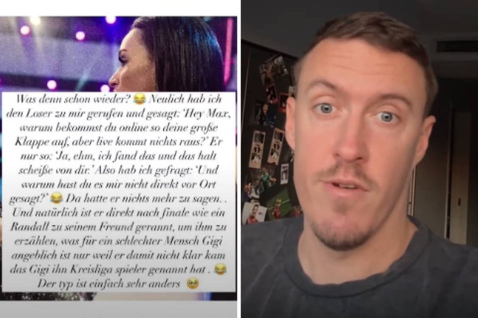 Max Kruse (36) hat eine Instagram-Story von Cecilia Asoro gekontert.