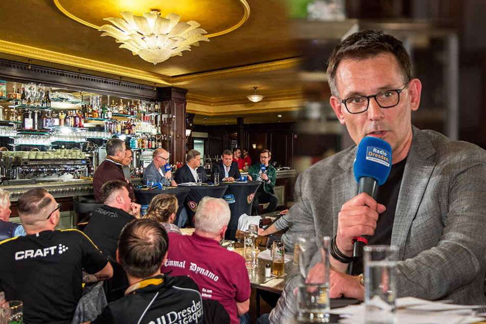 Dynamos Kaufmännischer Geschäftsführer Michael Born verriet in einer illustren Runde im Dresdner Schankhaus Schillergarten einiges über die Vereinspolitik der Schwarz-Gelben und die Zukunft des Profifußballs.