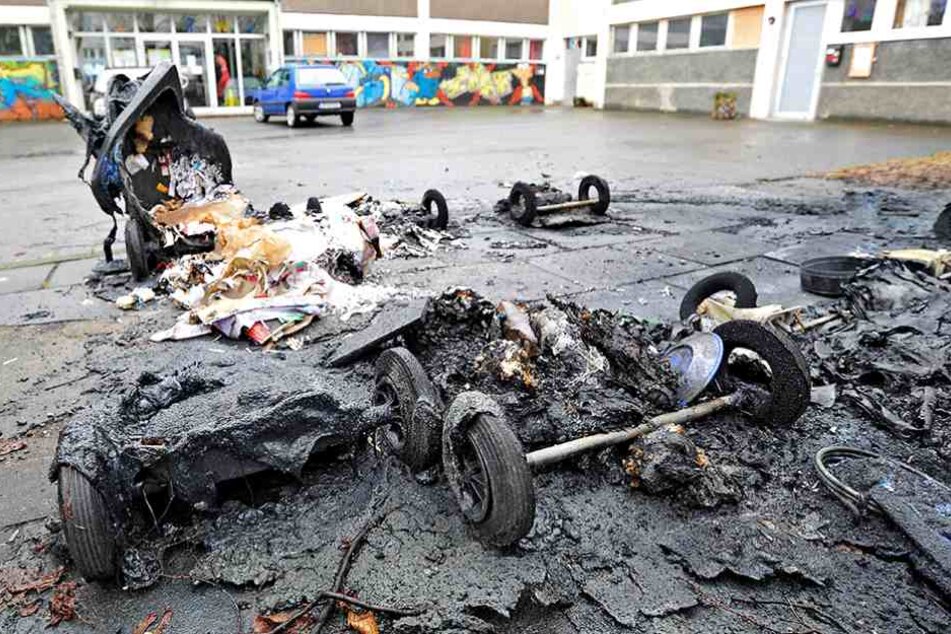 Furchtbare Feuer in Gablenz: Brandstifter schlugen seit November schon 14 Mal zu.