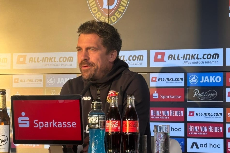 Dynamos Cheftrainer Thomas Stamm (42) muss im Spiel gegen den VfL Bochum auf vier Spieler verzichten.