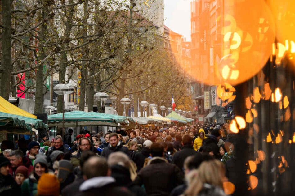 Weihnachtseinkäufer auf der Königstraße in Stuttgart: Fehlte hier der "Wohlfühlfaktor"?