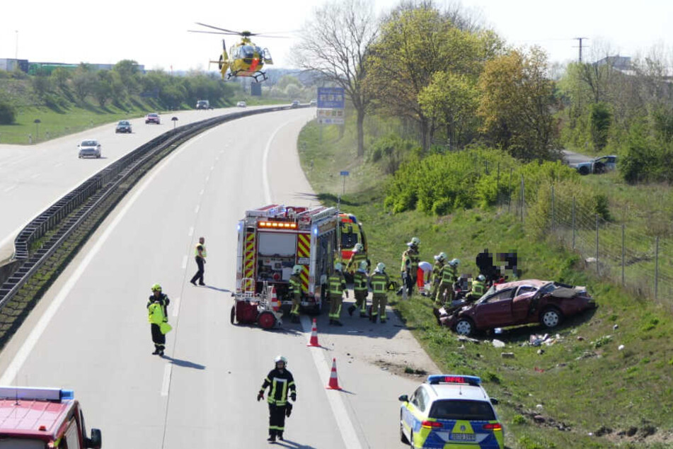 Wegen eines schweren Unfalls musste die A14 am Freitagnachmittag vollgesperrt werden.