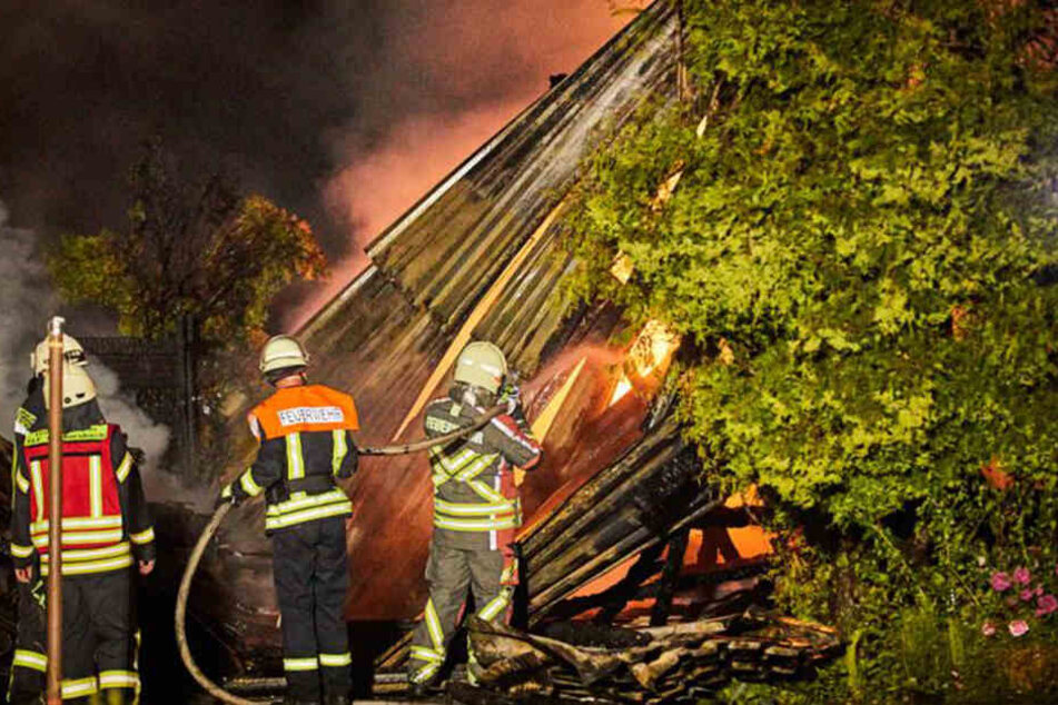 Einsatzkräfte der Feuerwehr konnten den Brand