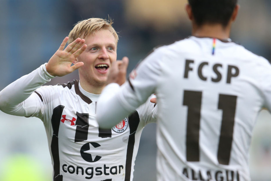 Mats Møller Dæhli schoss den FC St. Pauli in Führung.