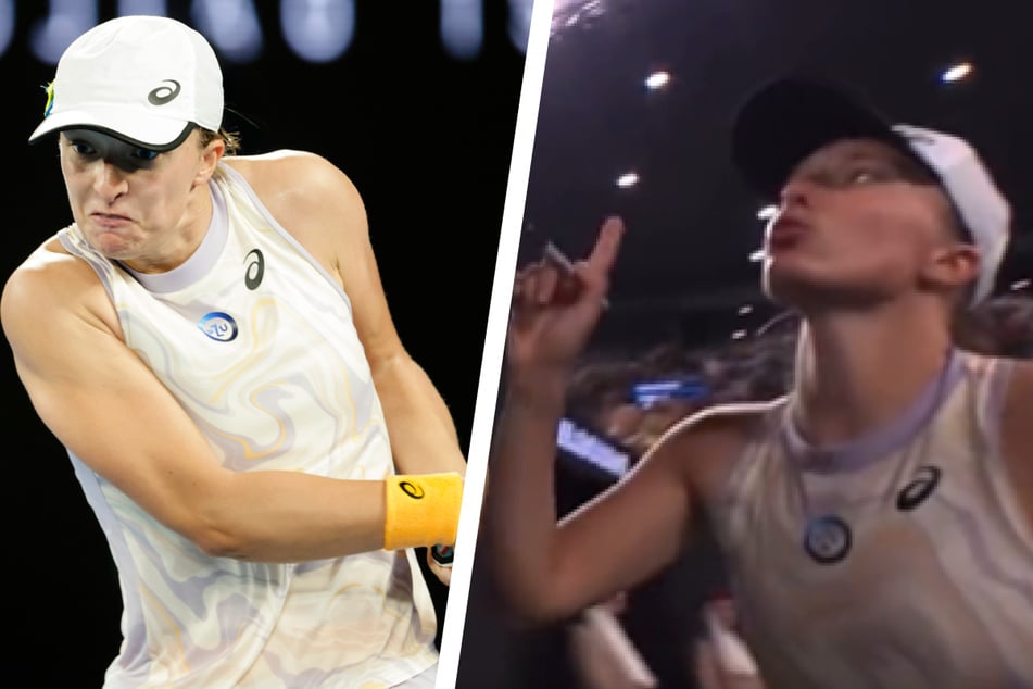 Fan wirft mit Ball auf Tennis-Star: Sportlerin zeigt ihm den Finger