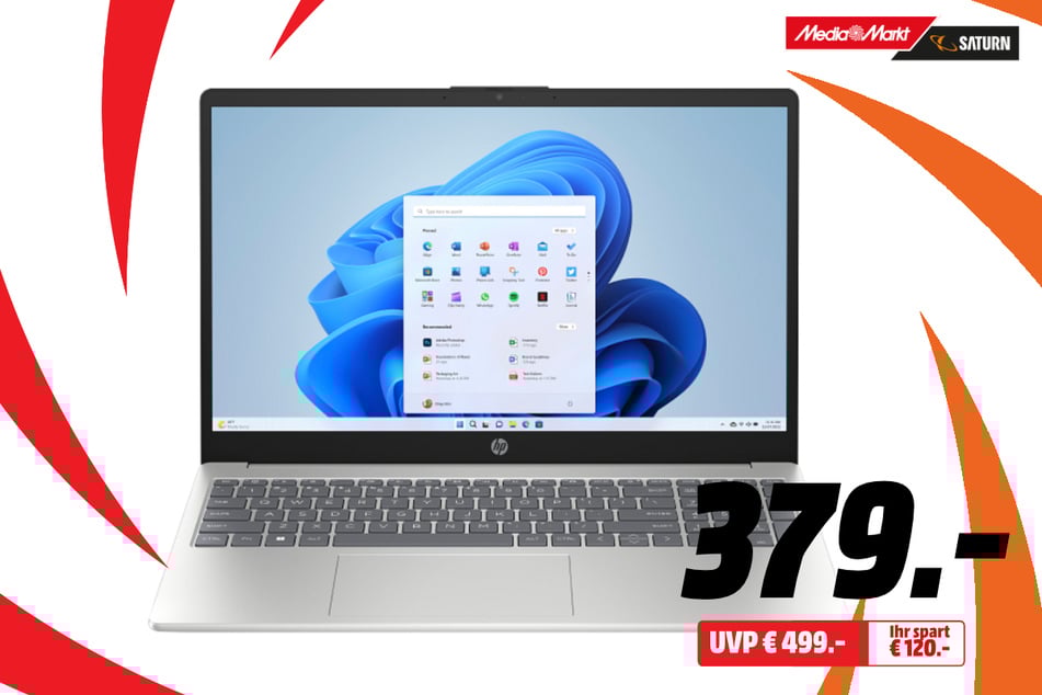 HP-Notebook für 379 statt 499 Euro.