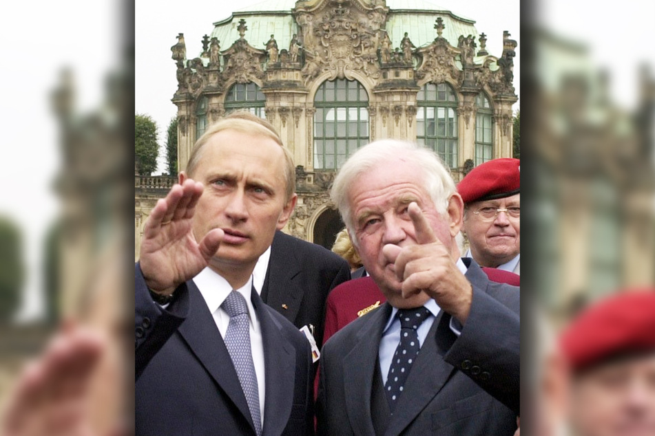 "Biko" zeigte Wladimir Putin (heute 68) im Jahr 2001 Dresden.