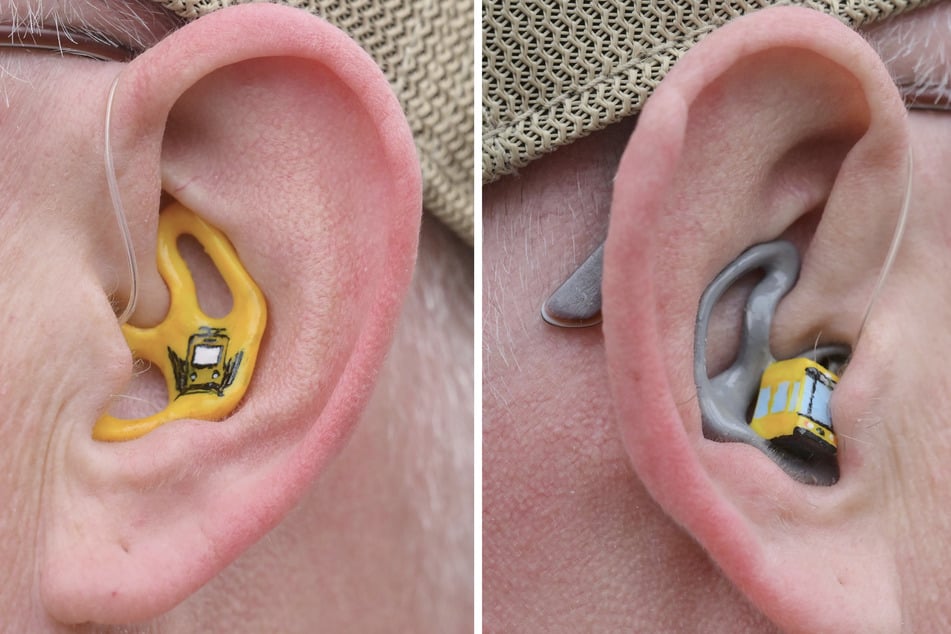 Maik Zeuge trägt die Straßenbahn nun auch im Ohr - und das mit Stolz!