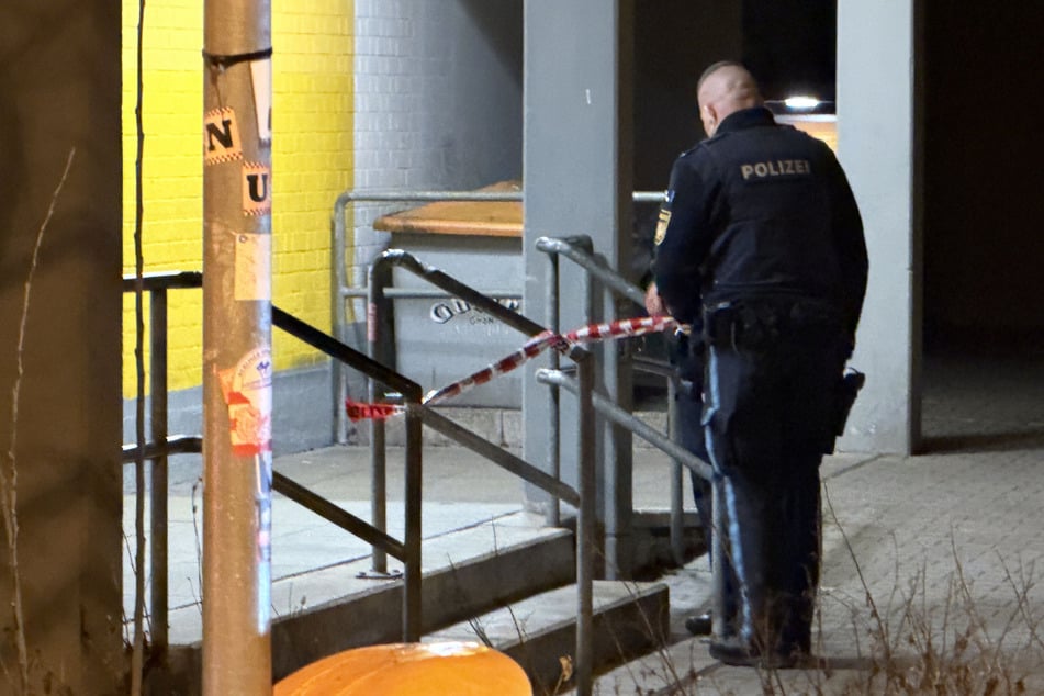 Der Supermarkt wurde am Abend für den Verkauf gesperrt.