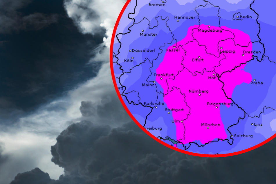 Über weiten Teilen Deutschlands ist am kommenden Wochenende mit ergiebigen Regenfällen zu rechnen.