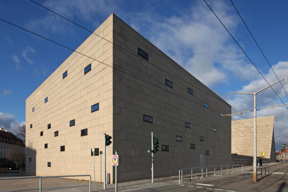 Die Neue Synagoge in Dresden.