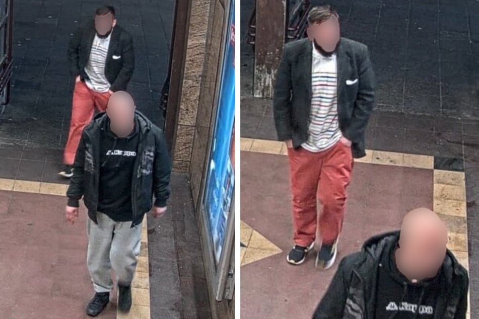 Mit Bildern aus einer Überwachungskamera suchte die Berliner Polizei nach zwei mutmaßlichen Räubern.