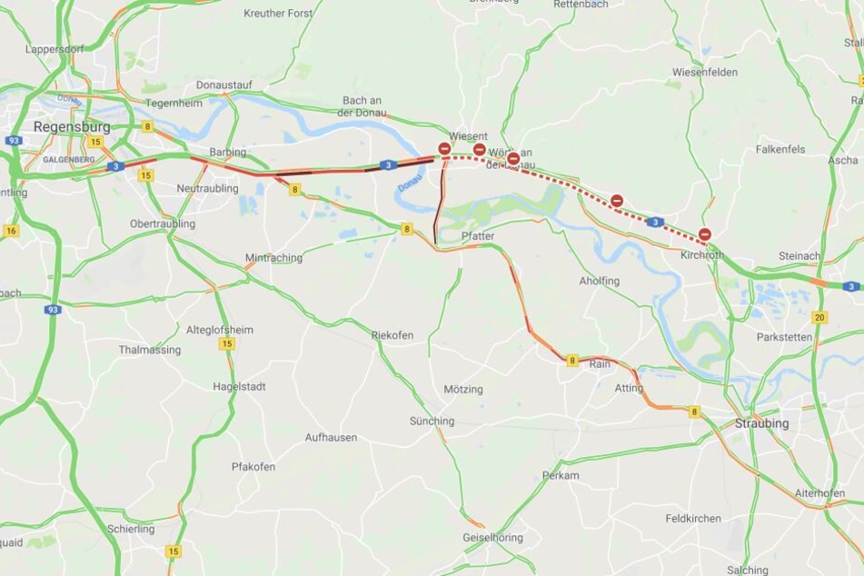 Auf der Autobahn 3 ist es in Bayern zu einem schweren Verkehrsunfall gekommen.