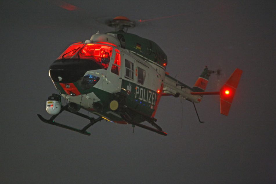 Ein Helikopter der Polizei. (Symbolbild)