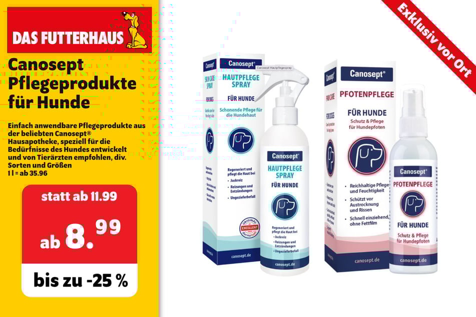 Canosept Pflegeprodukte für Hunde