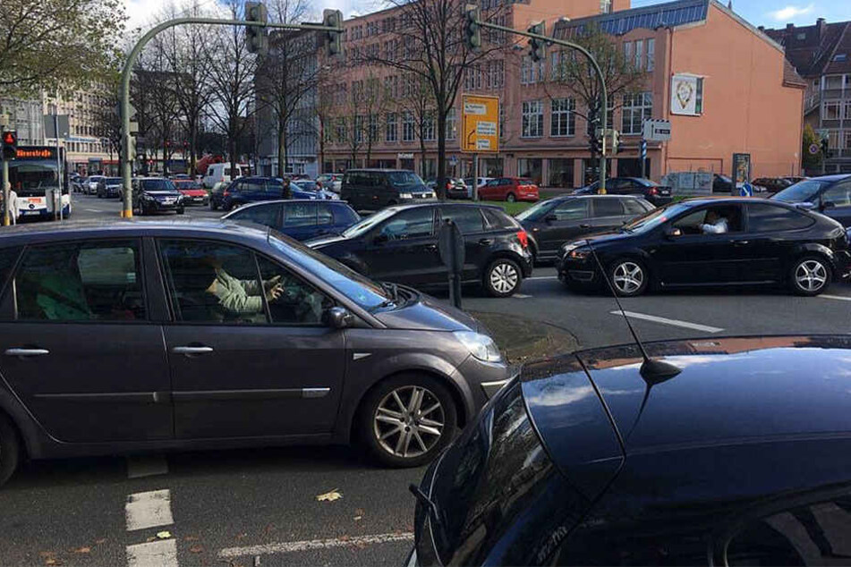Kein rein, kein raus in der City.