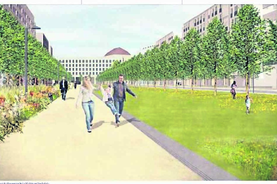 Grüner Boulevard: So schön soll die Marienstraße werden.