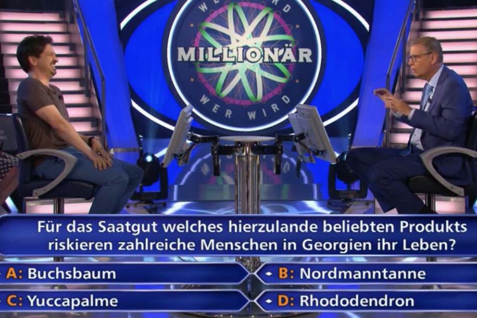 Die Frage brachte Moderator Günther Jauch auf die Palme, da der Kandidat keine Ahnung hatte.