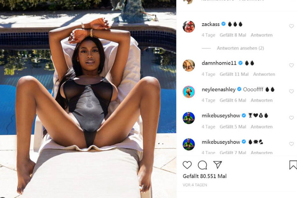 Anne Moore polarisiert bei Instagram oft mit expliziten sexuellen Inhalten an der Grenze des Erlaubten.