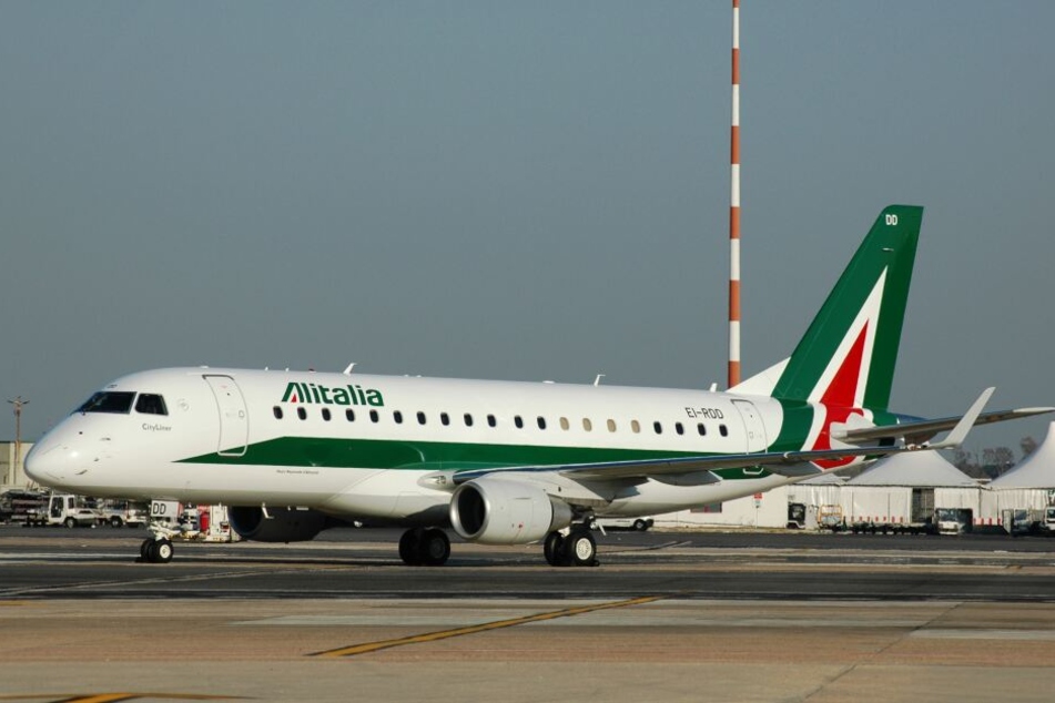 Eine Maschine von Alitalia.