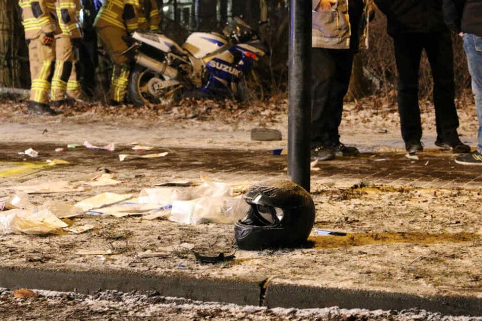 Bei einem schweren Motorradunfall in Nuthetal wurde ein Mann lebensgefährlich verletzt.