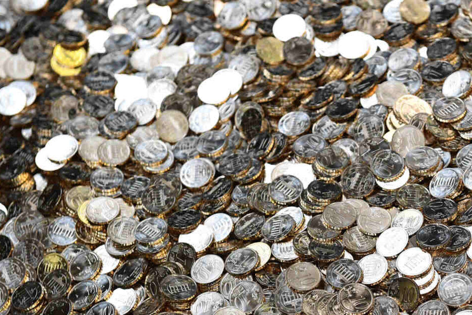 Die Münzen haben ein Gewicht von rund 40 Kilogram. (Symbolbild)