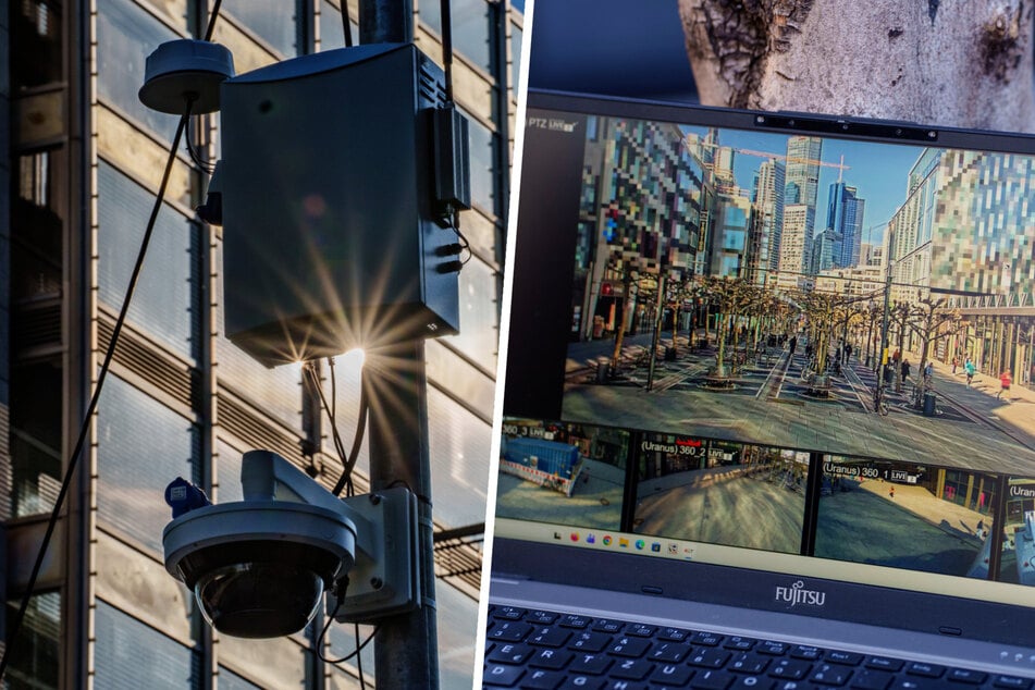 Frankfurt: Innenstadt soll sicherer werden: Videoanlage auf der Zeil in Betrieb genommen