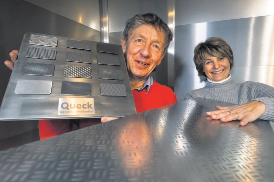 Starkes Team: Katrin (53) und Volker Queck (58) haben für ihren Edelstahlboden ein europaweites Patent erworben. Jetzt wollen sie voll durchstarten.