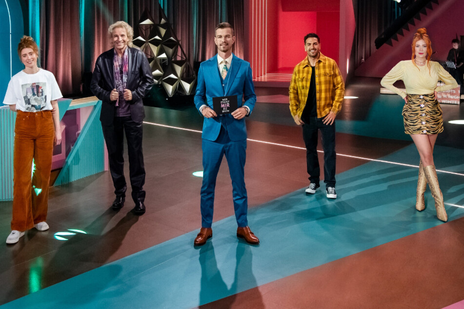 Joko Winterscheidts (41) offenbar beste Freunde: Palina Rojinski, Elyas M'Barek, Thomas Gottschalk und die Wildcard-Gewinnerin Luisa.