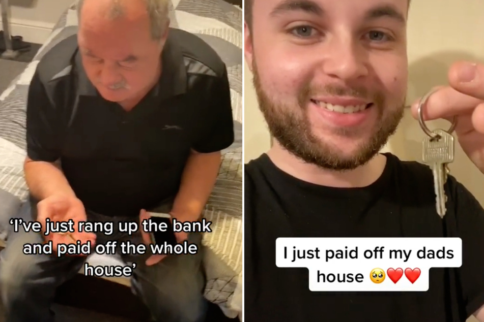 YouTuber moves his dad to tears after throwing him house keys