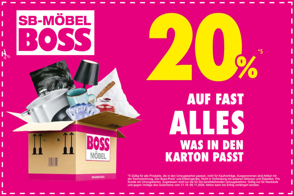 Einmal aufs Bild klicken und die 20 Prozent Rabatt*⁵ sichern.