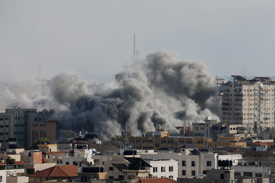 Israel has launched extensive airstrikes on the Gaza Strip after a large scale attack by Palestinian militants.