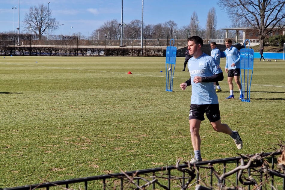Diego Demme (34) trainiert wieder mit der Mannschaft.