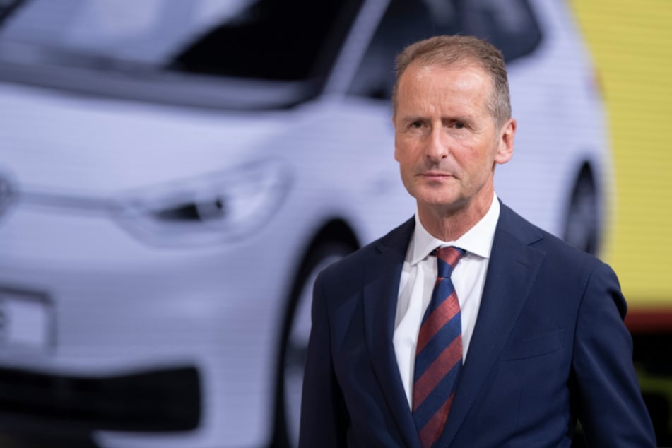 Frankfurt am Main: Herbert Diess, Vorstandsvorsitzender der Volkswagen AG, auf der IAA im September 2019.