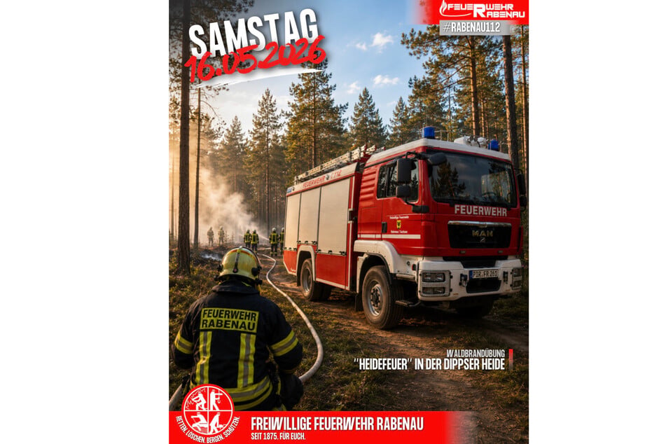Rund 250 Einsatzkräfte werden am Samstag in der Dippoldiswalder Heide ein entfachtes Feuer bekämpfen.