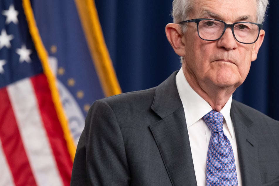 US Federal Reserve Board Chair Jerome Powell speaks during a news conference following a Federal Open Market Committee meeting in Washington DC on December 10, 2025.